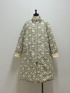 画像7: 【12月上旬〜12月中旬】ぷくぷくテキスタイルリバーロングコート（3L）5695160 (7)