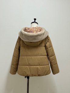 画像13: 【12月上旬〜12月中旬】ぷくぷくテキスタイルリバーコート（3L）5695140 (13)