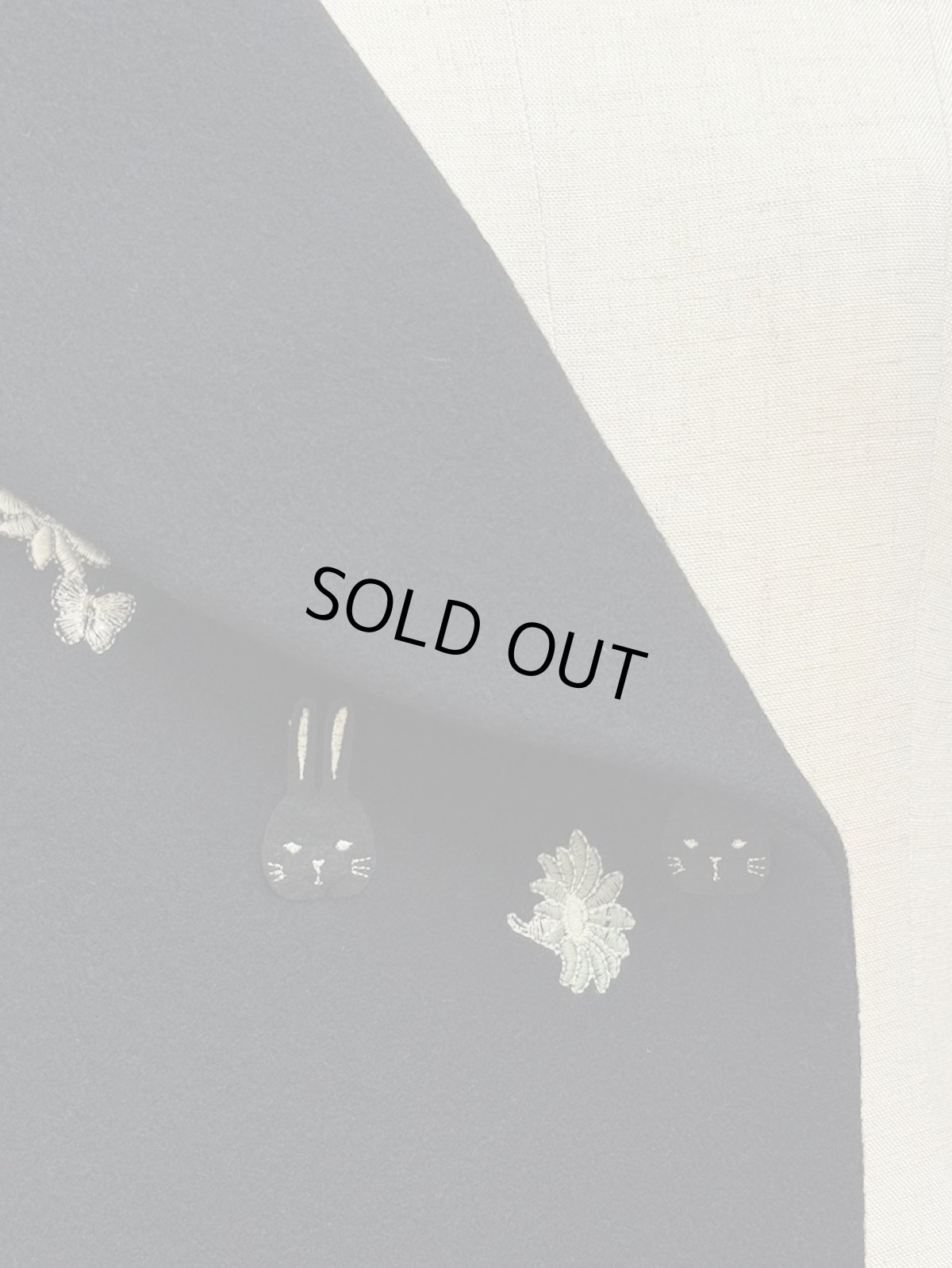 画像5: 【12月中旬〜12月下旬】マーガレットバニーショートコート（3L）5695220(追加分) (5)