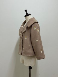 画像2: 【12月中旬〜12月下旬】マーガレットバニーショートコート（M）5195170 ※数量限定品 (2)