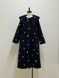 画像5: 【12月中旬〜12月下旬】マーガレットバニーロングコート（3L）5695200 ※数量限定品 (5)