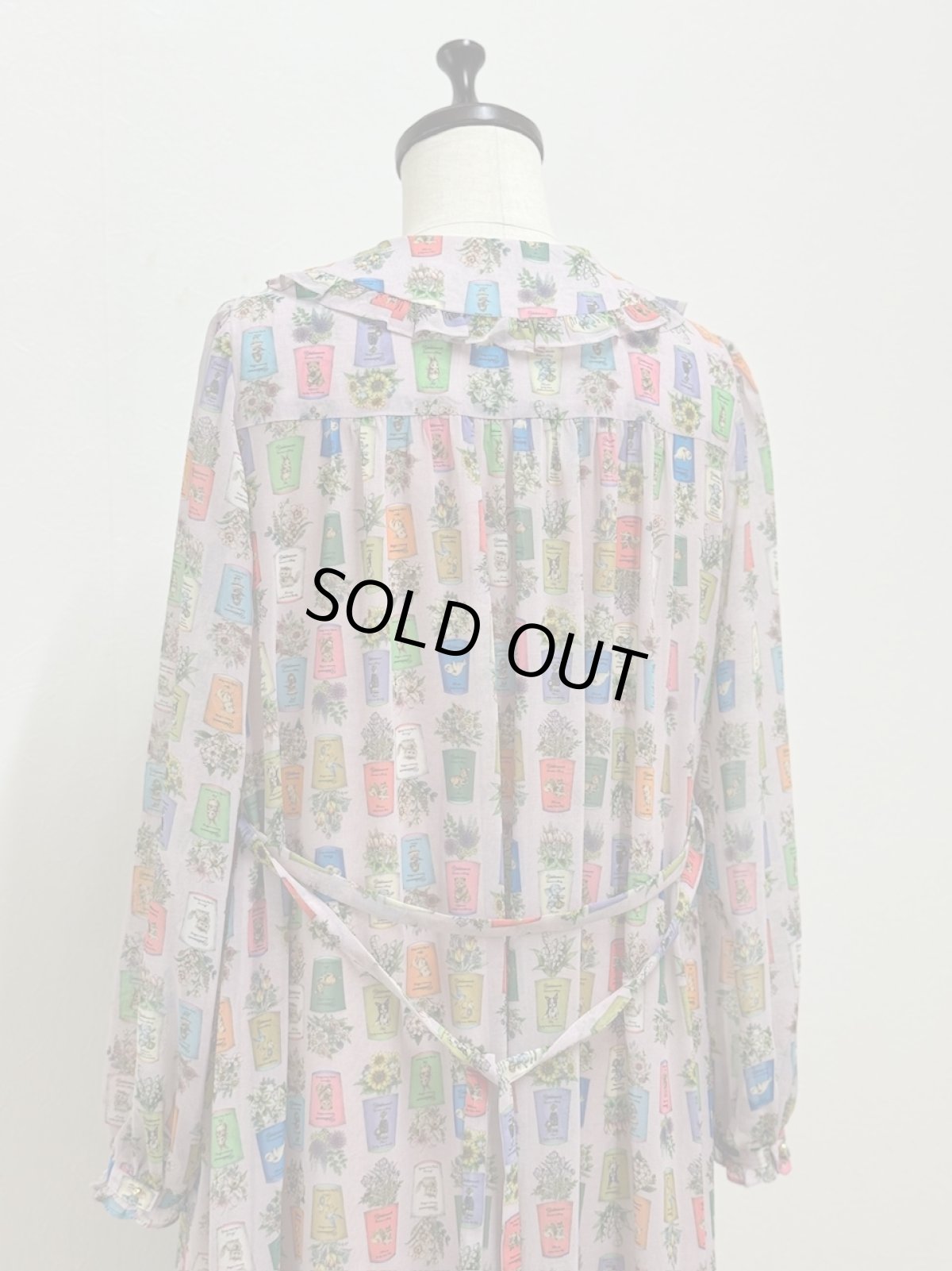 画像4: 【12月上旬〜12月中旬】2025AWテキスタイルワンピース ペチなし（3L）5615100 (4)