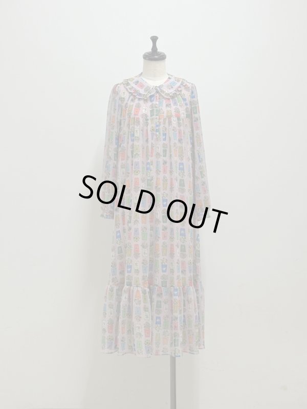 yukiemon（ユキエモン）2025AWテキスタイルワンピース ペチなし（3L