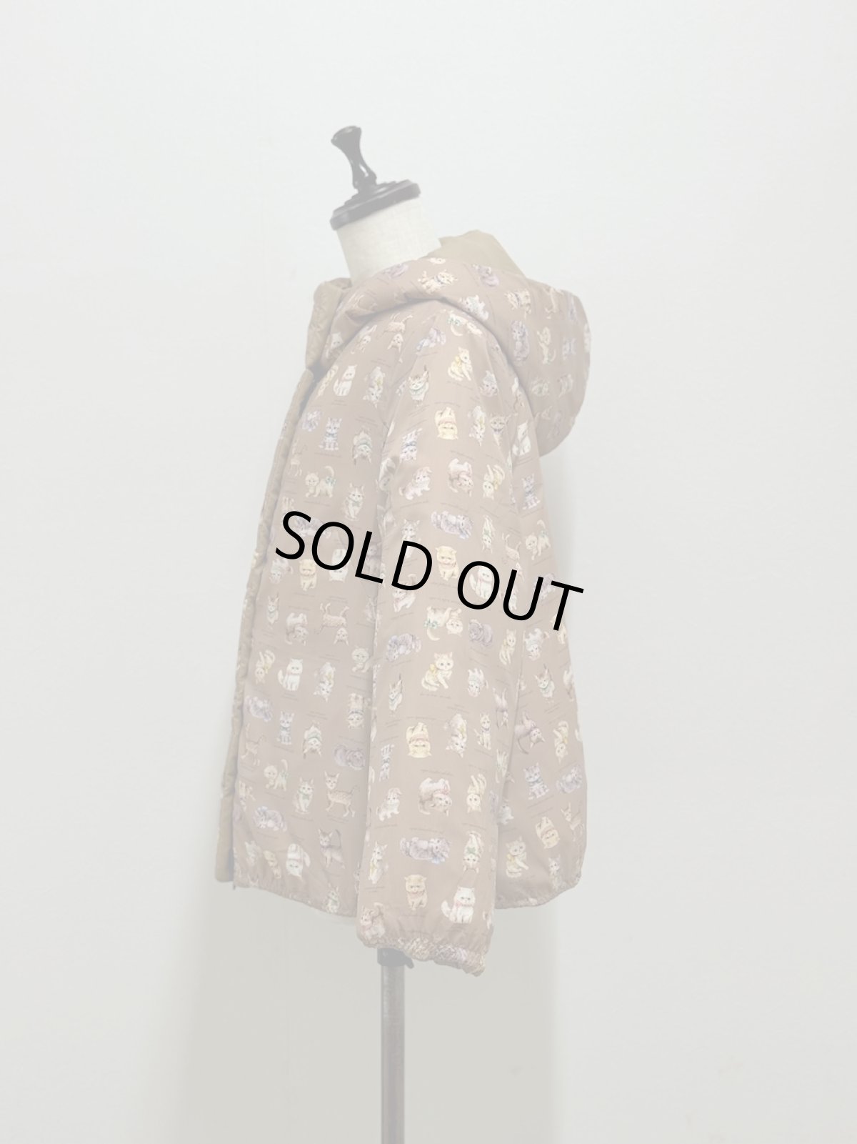 画像19: 【12月上旬〜12月中旬】ぷくぷくテキスタイルリバーコート（3L）5695140 (19)