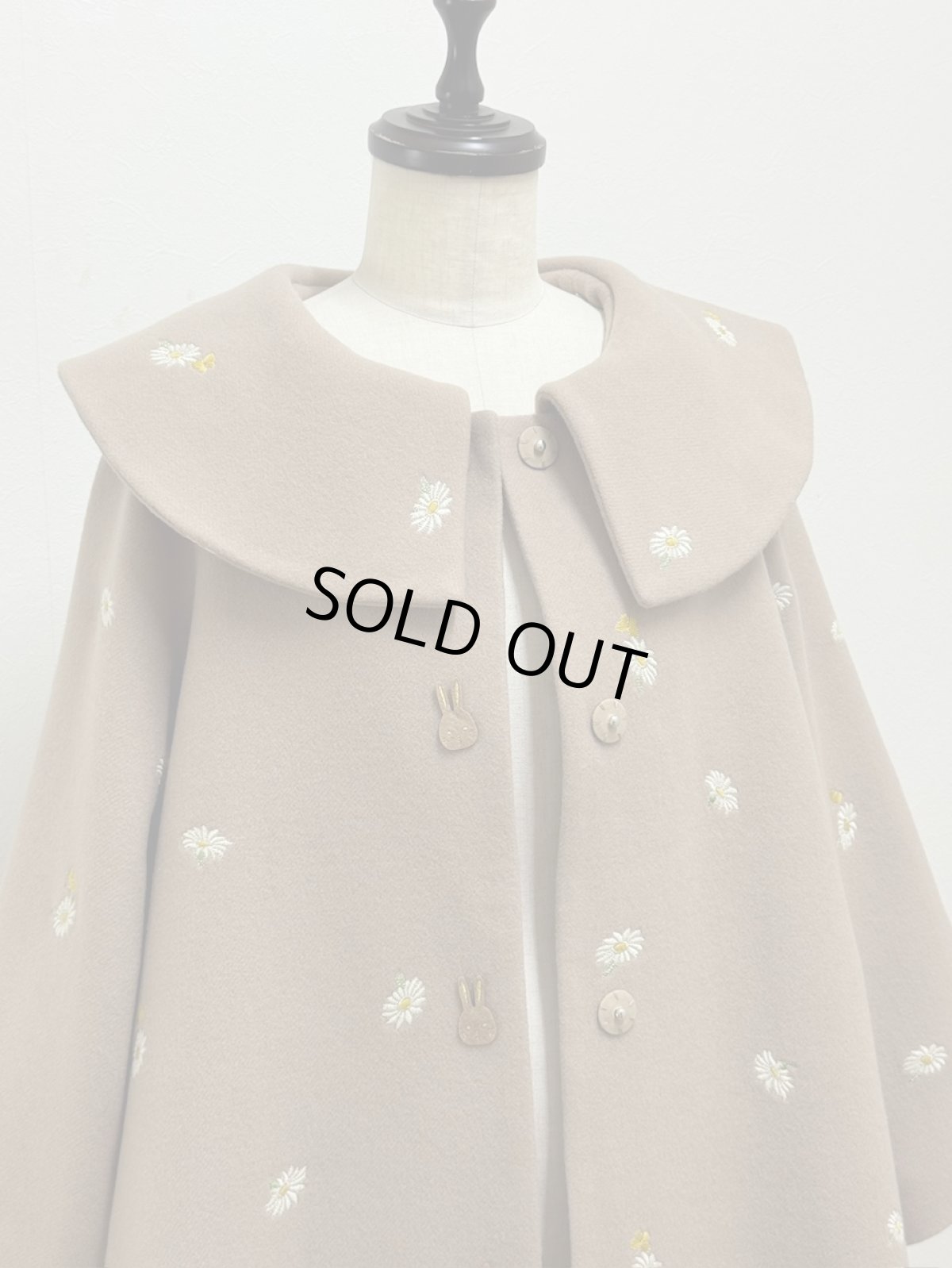 画像8: 【12月中旬〜12月下旬】マーガレットバニーロングコート（M）5195230(追加分) (8)