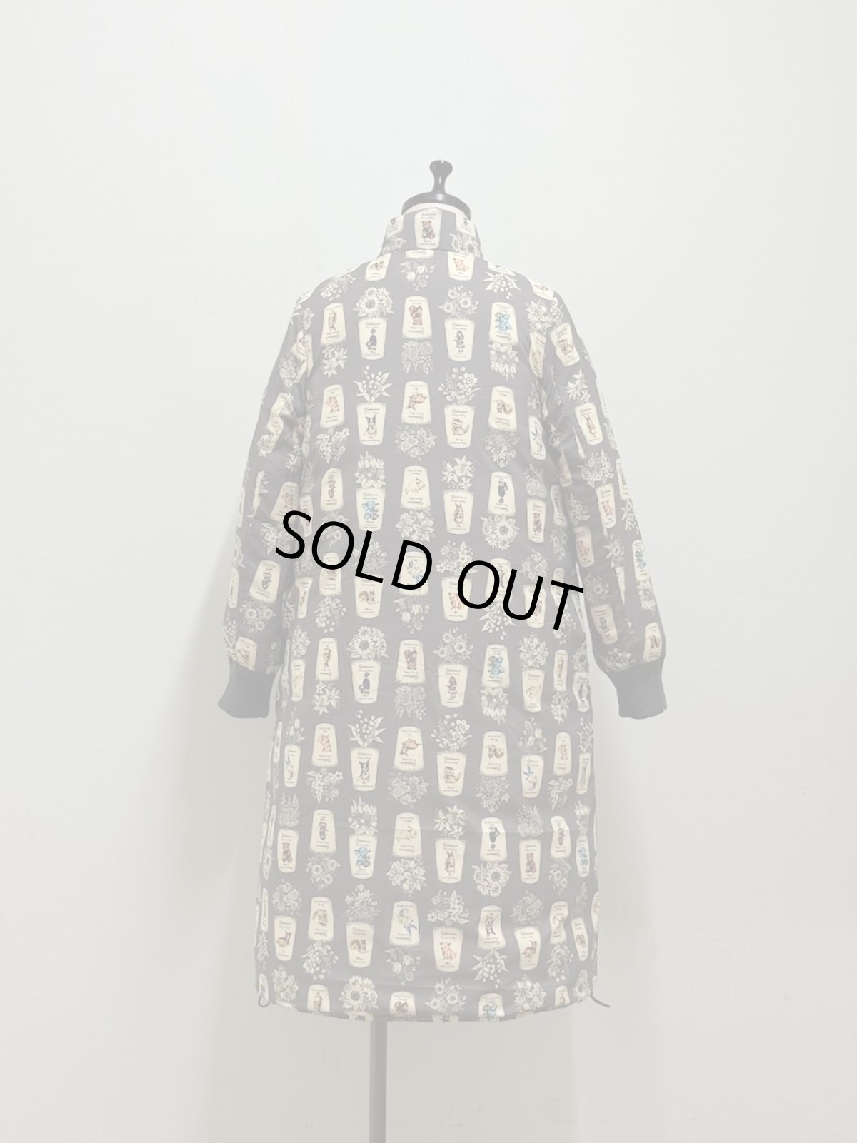 画像29: 【12月上旬〜12月中旬】ぷくぷくテキスタイルリバーロングコート（3L）5695160 (29)