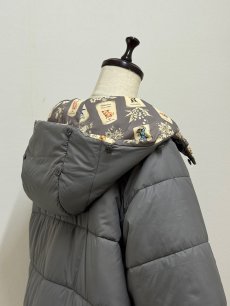 画像7: 【12月上旬〜12月中旬】ぷくぷくテキスタイルリバーコート（3L）5695140 (7)