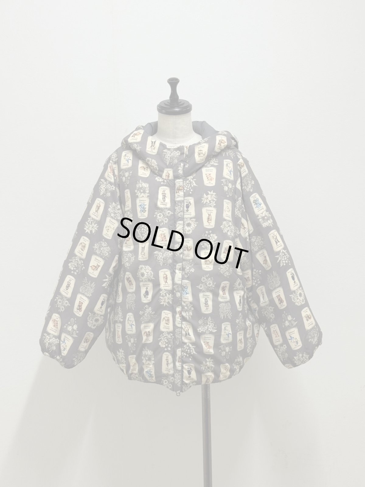 画像8: 【12月上旬〜12月中旬】ぷくぷくテキスタイルリバーコート（3L）5695140 (8)