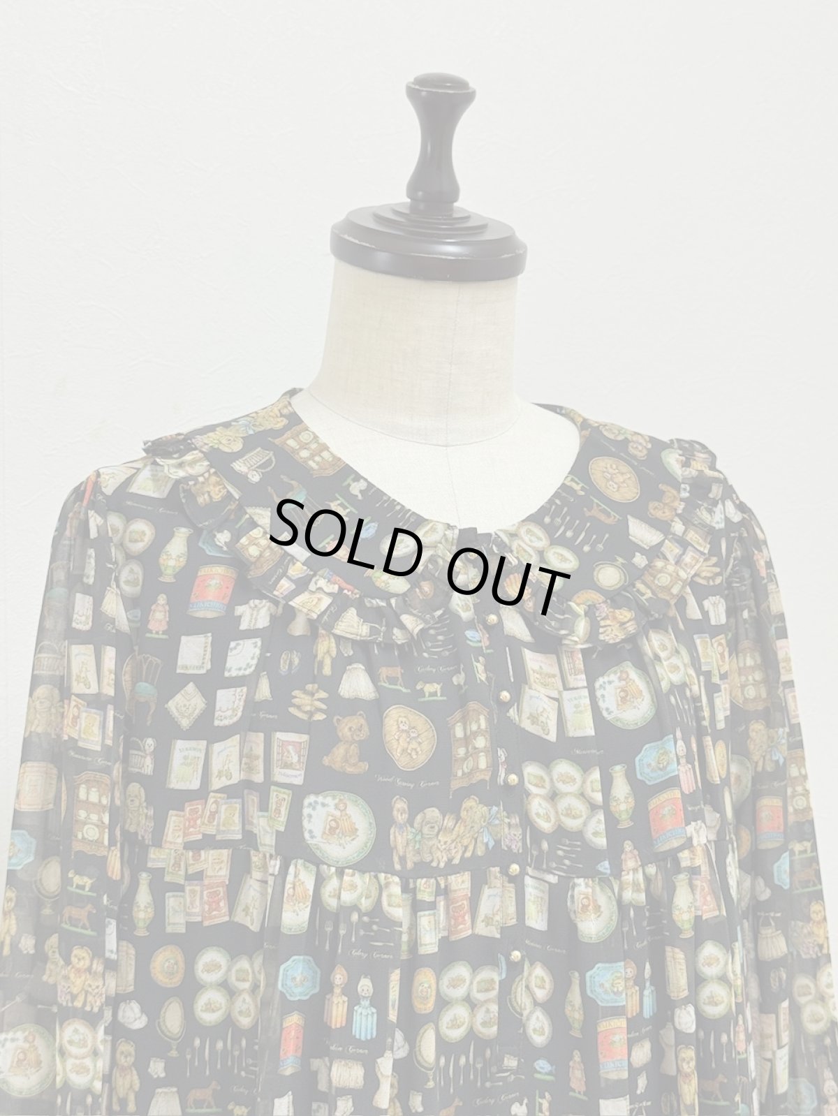 画像6: 【12月上旬〜12月中旬】2025AWテキスタイルワンピース ペチなし（3L）5615100 (6)