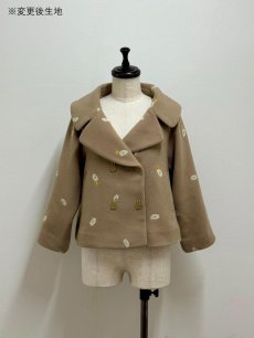 画像1: 【12月中旬〜12月下旬】マーガレットバニーショートコート（M）5195210(追加分) (1)