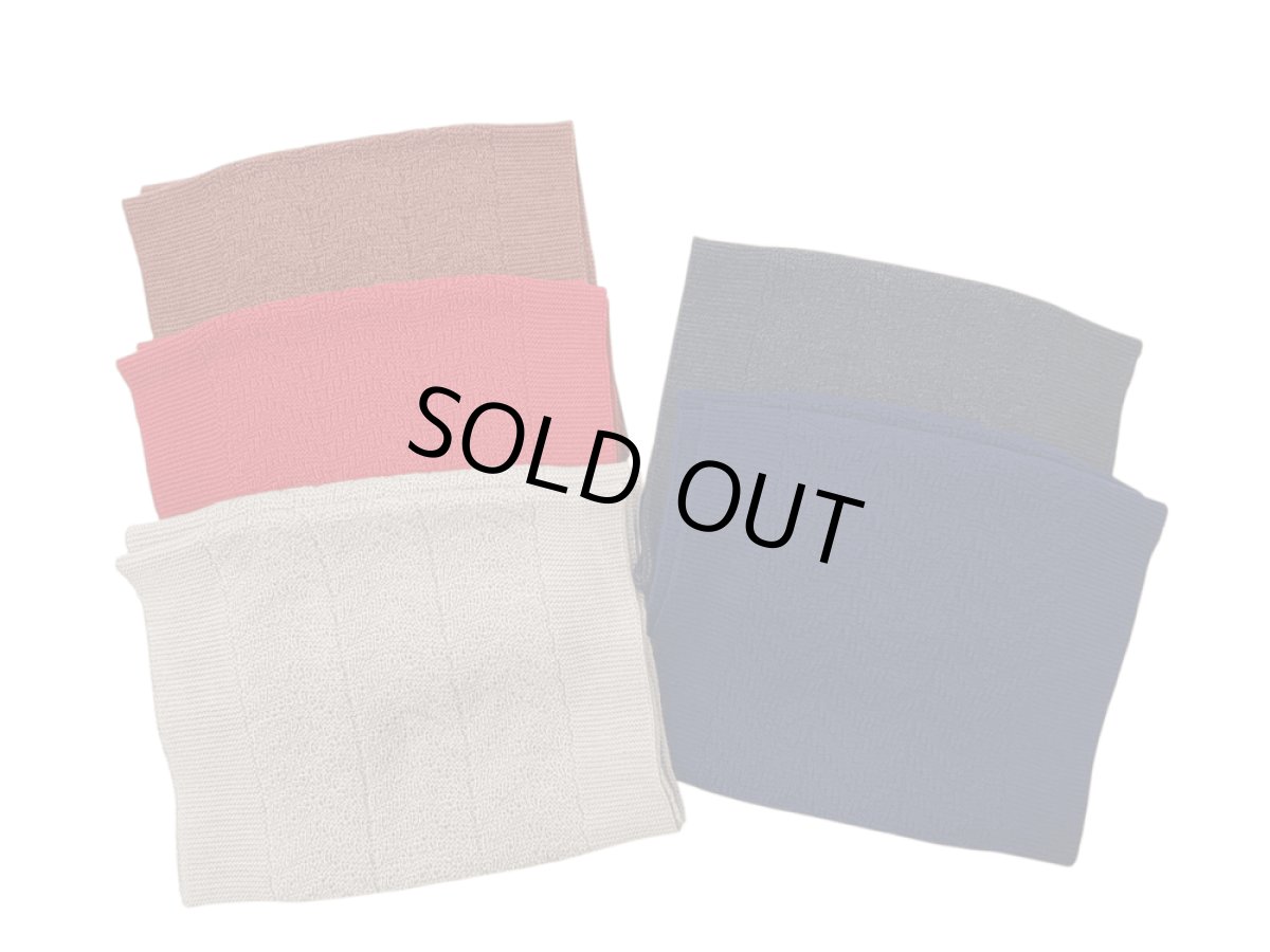 画像5: Humming bird　メリノウール100％へリンボン柄マフラー　NV (5)