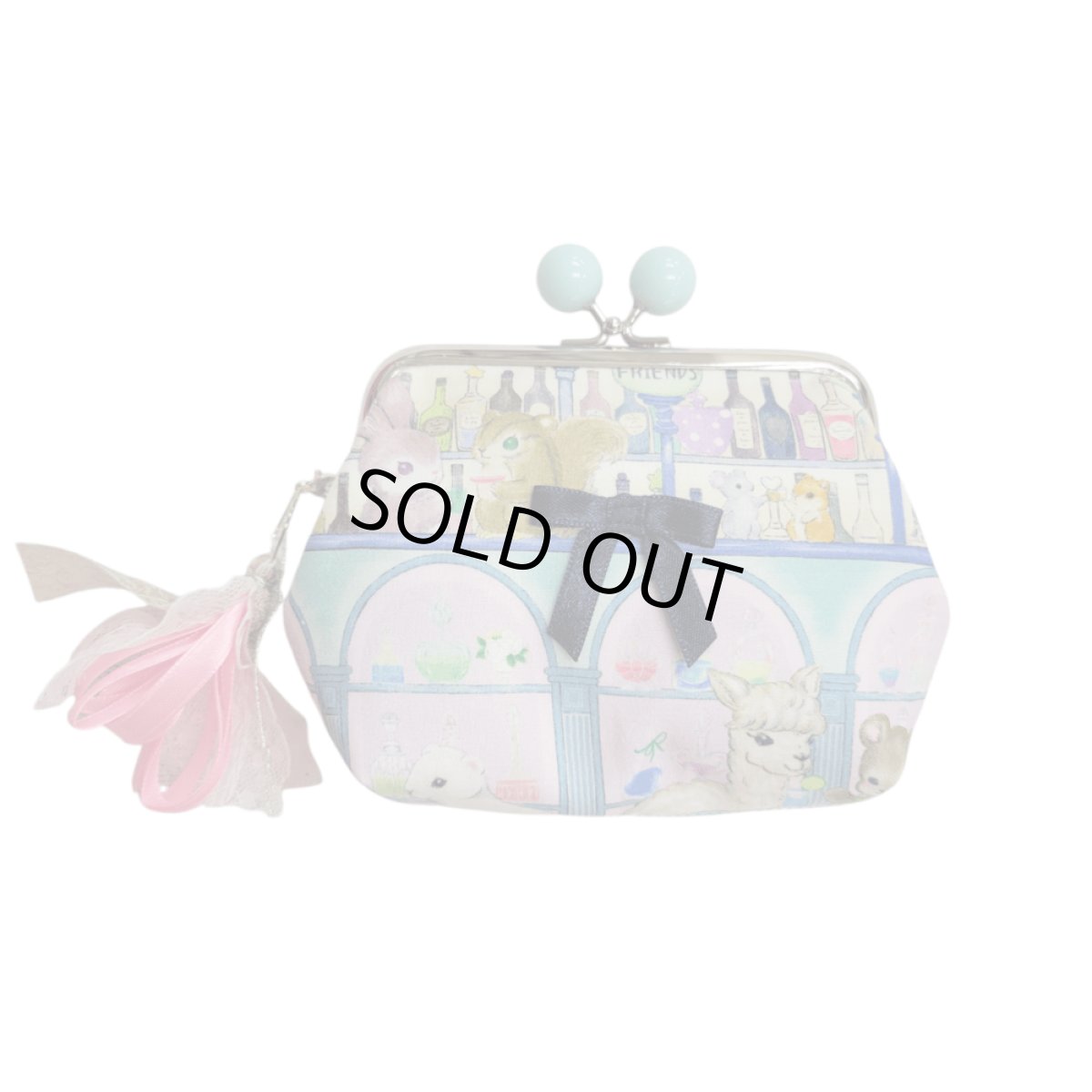 画像1: 【ハンドメイド】yukiemonがま口ポーチ　Y-31 (1)