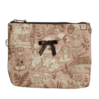 感謝価格　新作　ユキエモン　台形BOXポーチ　16cmファスナー使用 型紙】16cm ファスナー付き ポーチ Flower - AOIENOKI'S GALLERY