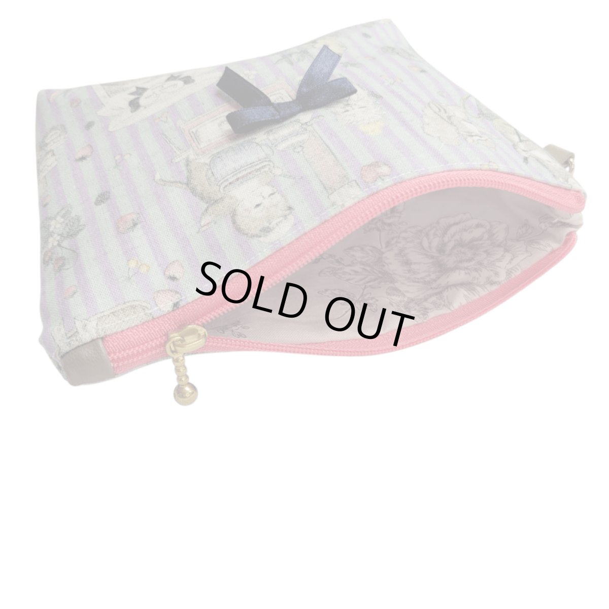 画像3: 【ハンドメイド】yukiemonファスナーポーチ　Y-39 (3)