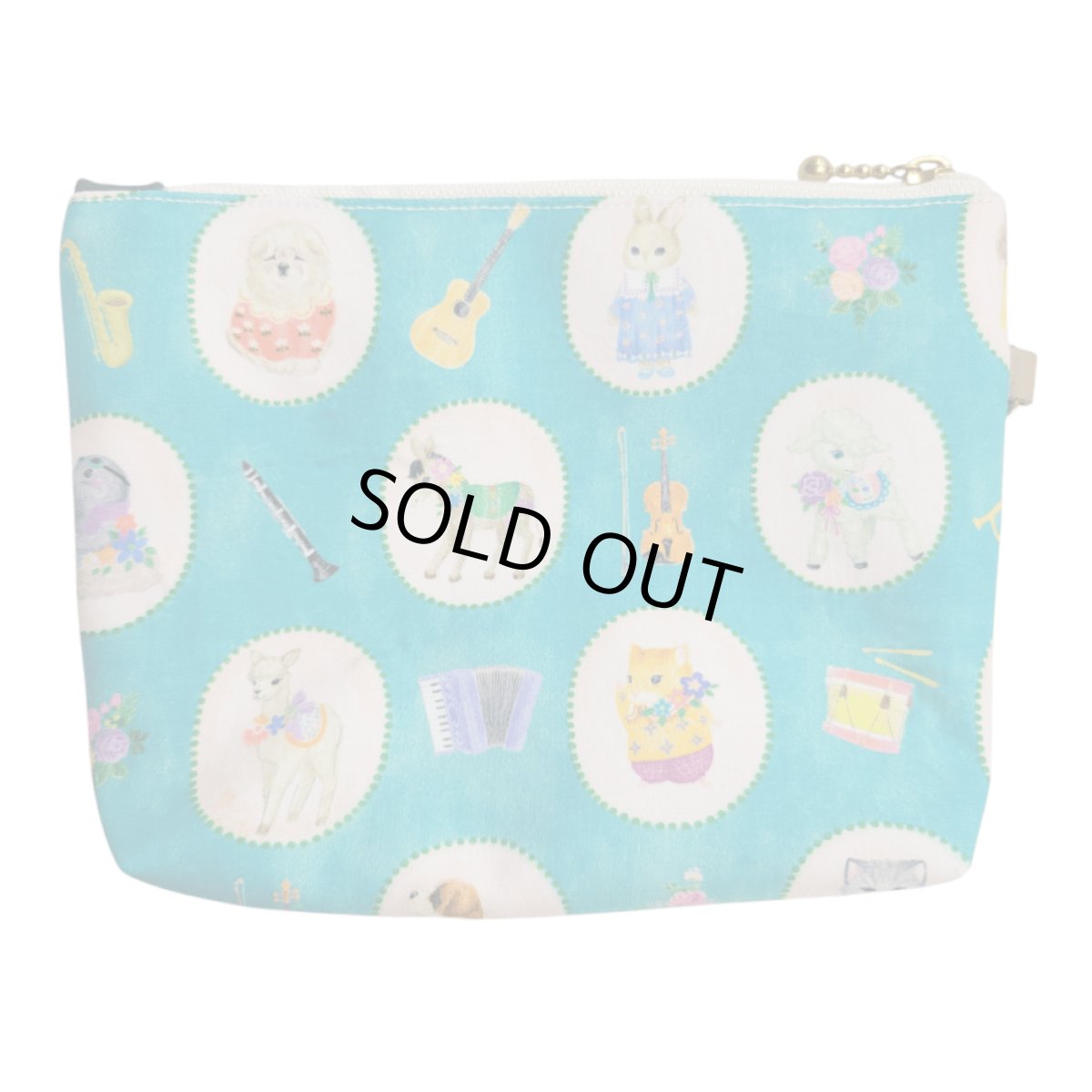 画像2: 【ハンドメイド】yukiemonファスナーポーチ　Y-36 (2)