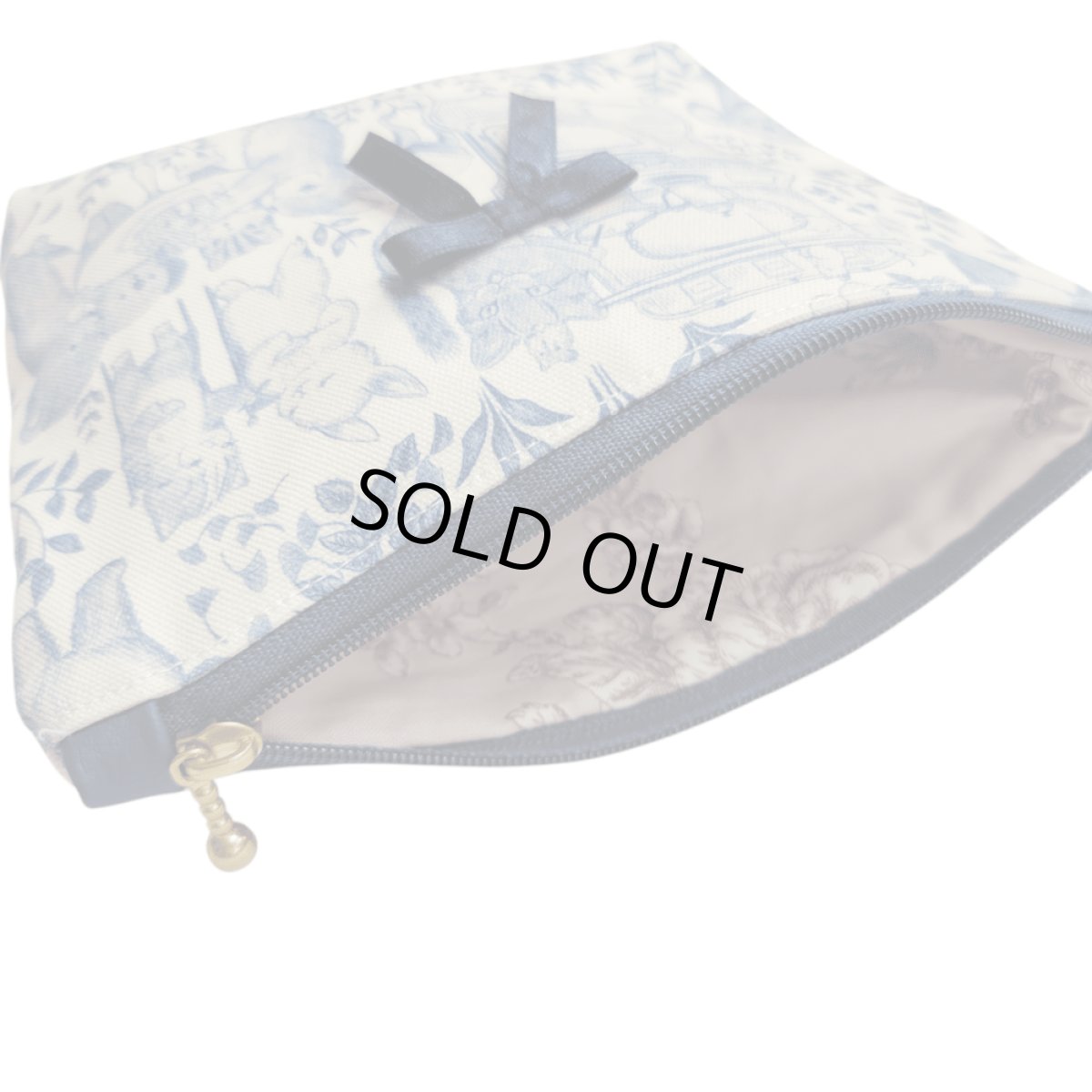 画像3: 【ハンドメイド】yukiemonファスナーポーチ　Y-34 (3)