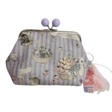画像2: 【ハンドメイド】yukiemonがま口ポーチ　Y-27 (2)
