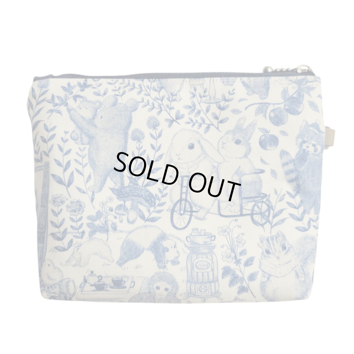 画像2: 【ハンドメイド】yukiemonファスナーポーチ　Y-34 (2)