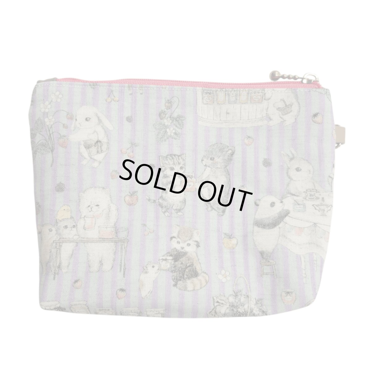 画像2: 【ハンドメイド】yukiemonファスナーポーチ　Y-39 (2)