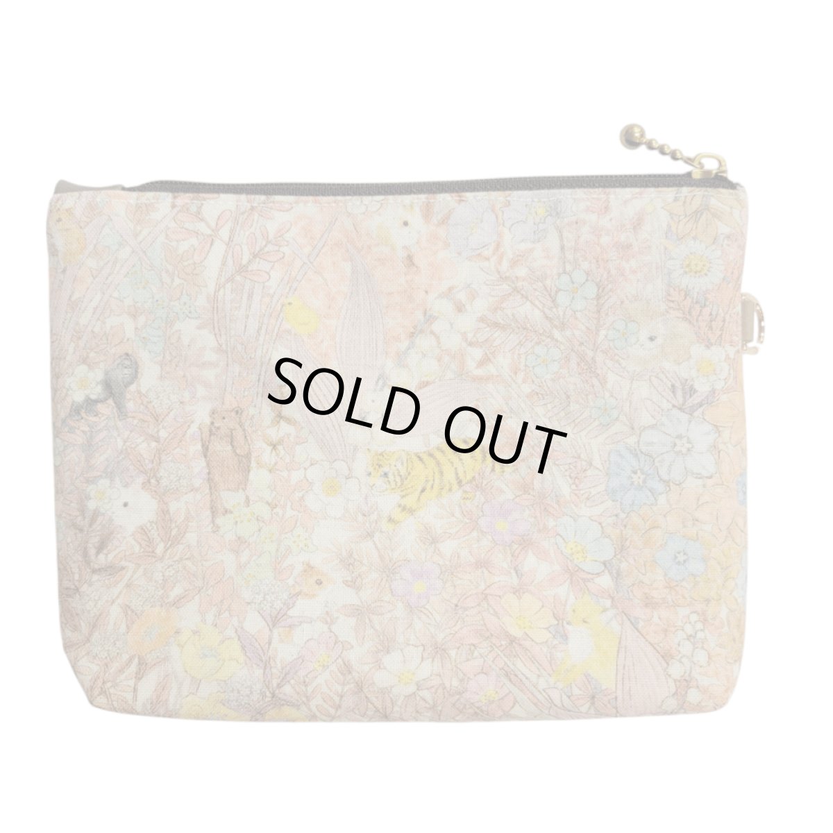 画像2: 【ハンドメイド】yukiemonファスナーポーチ　Y-41 (2)