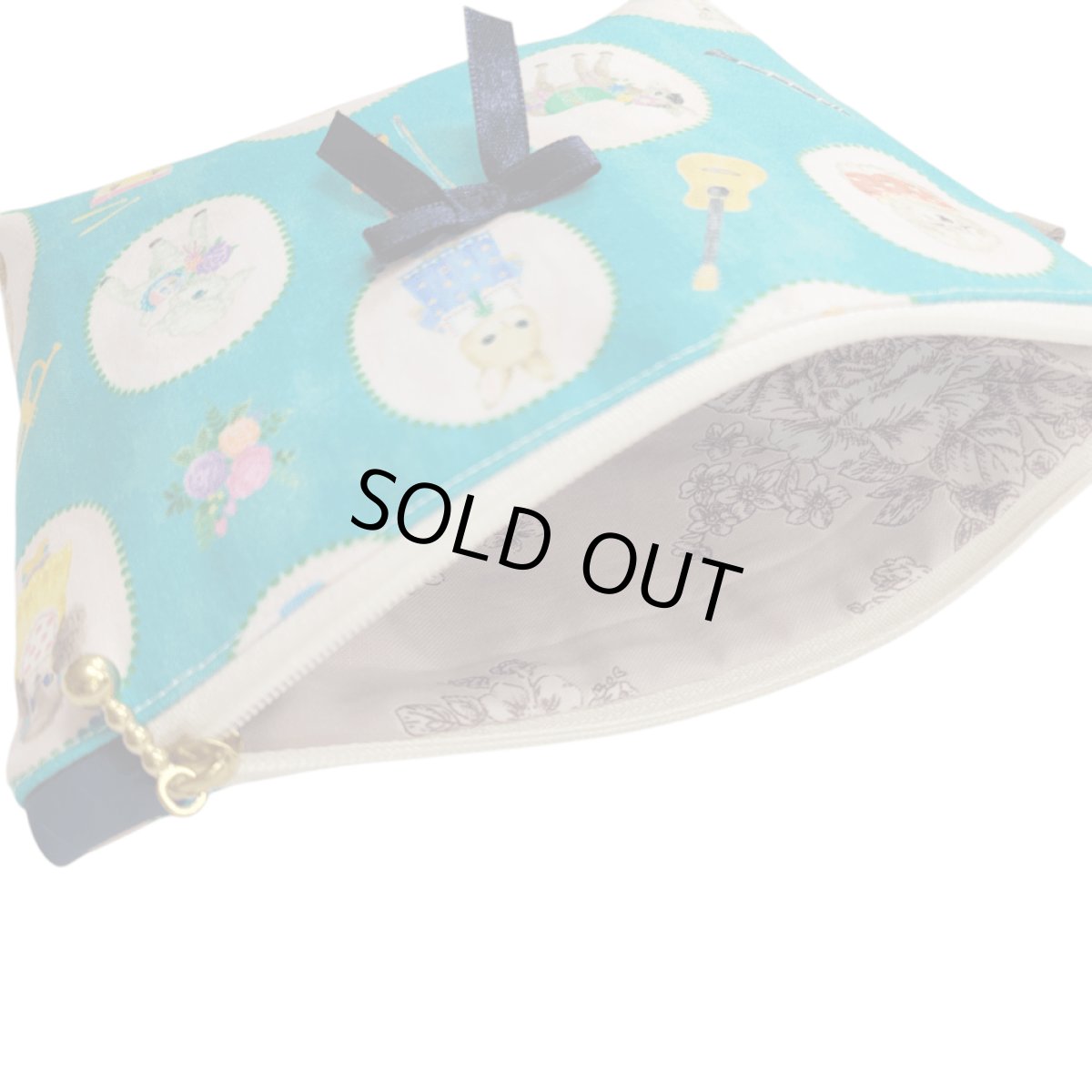 画像3: 【ハンドメイド】yukiemonファスナーポーチ　Y-36 (3)