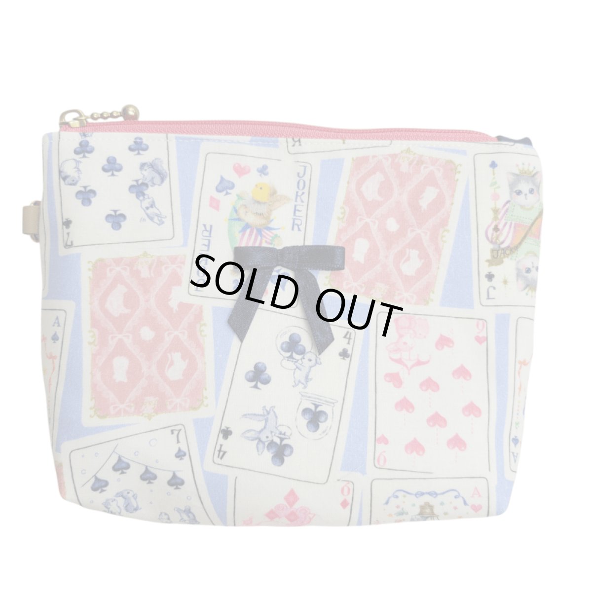 画像1: 【ハンドメイド】yukiemonファスナーポーチ　Y-35 (1)