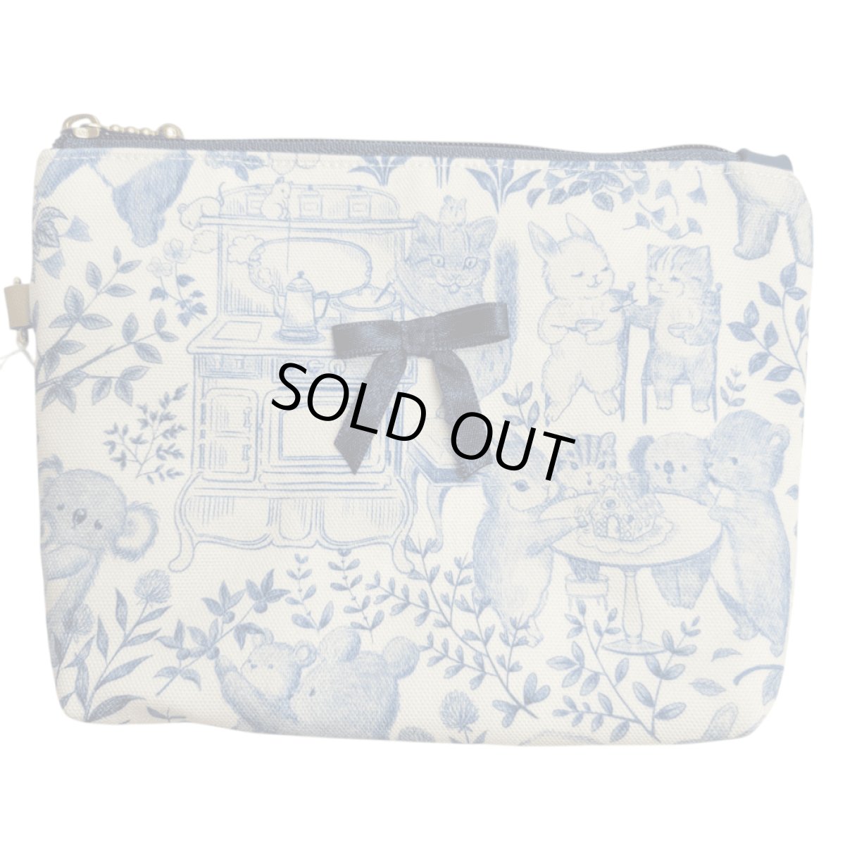 画像1: 【ハンドメイド】yukiemonファスナーポーチ　Y-34 (1)