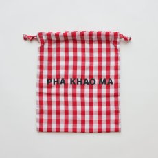 画像2: PHA KHAO MA Drawstring bag RD (2)