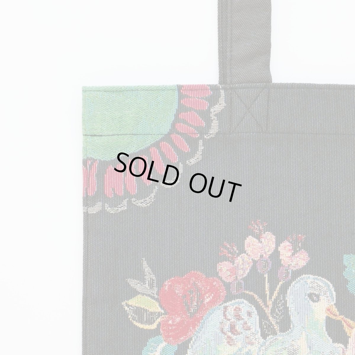 画像2: Nathalie Lete Rectangle tote bag Two Birds NL362 (2)