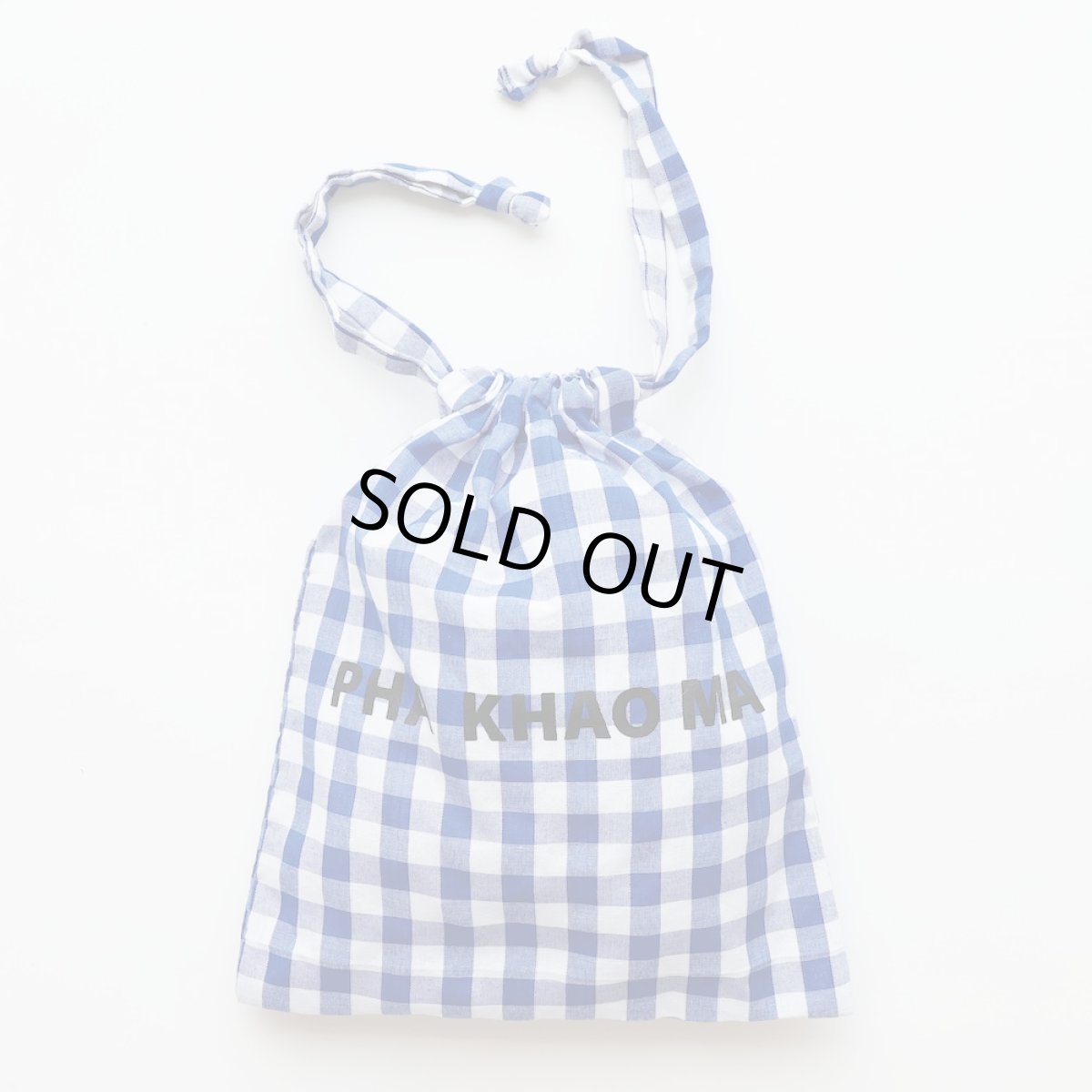 画像1: PHA KHAO MA Drawstring bag BL (1)