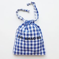 画像1: PHA KHAO MA Drawstring bag BL (1)
