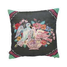 画像1: Nathalie Lete Cushion cover Two Birds NL372 (1)