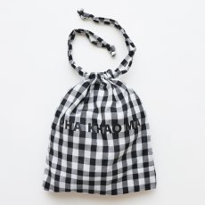 画像1: PHA KHAO MA Drawstring bag BK (1)