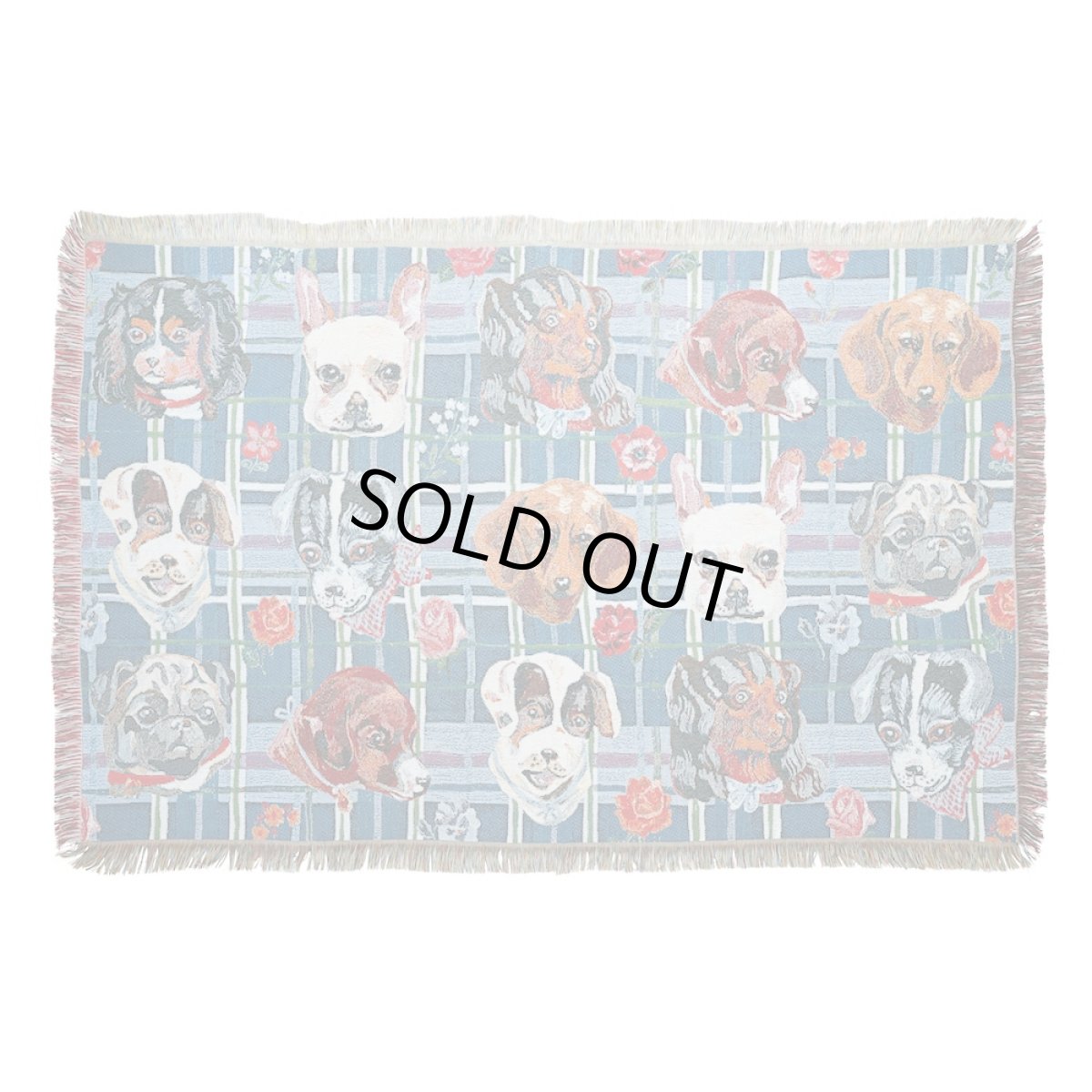 画像1: Nathalie Lete Tapestry Rug Dogs NL312 (1)