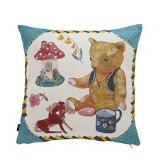 画像1: Nathalie Lete Cushion cover Bear&House NL373 (1)