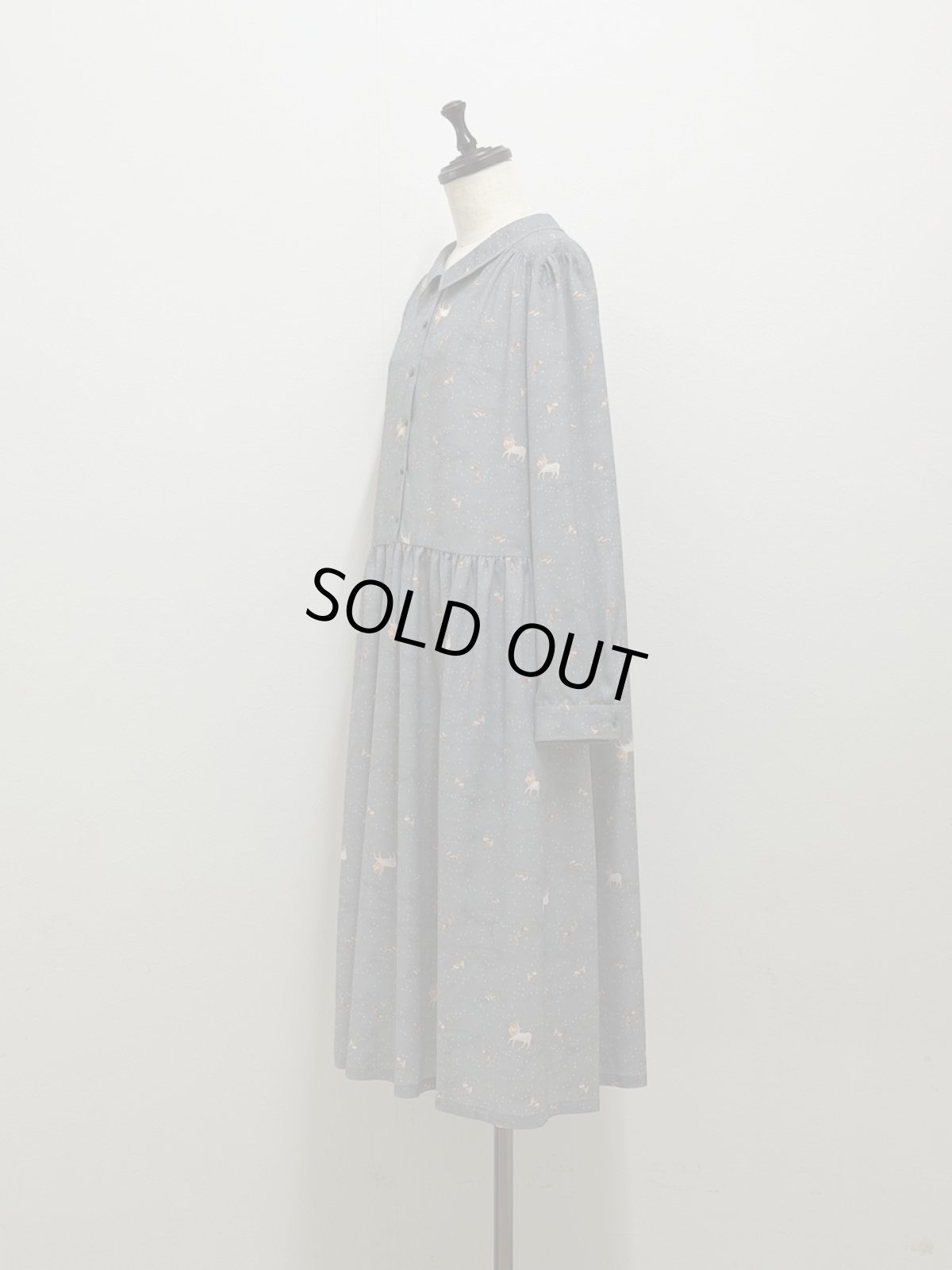 画像6: 【1月中旬〜1月下旬】テキスタイルシックワンピース(デシン)（3L） 6610020 (6)