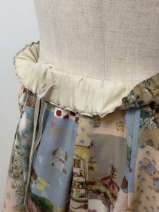 画像13: 【12月中旬〜12月下旬】テキスタイル丈長スカート(M)6160090 (13)