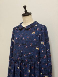 画像8: 【1月中旬〜1月下旬】テキスタイルシックワンピース(デシン)（3L） 6610020 (8)