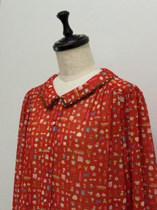 画像11: 【1月中旬〜1月下旬】テキスタイルシックワンピース(ジョーゼット)（M） 6110030 (11)