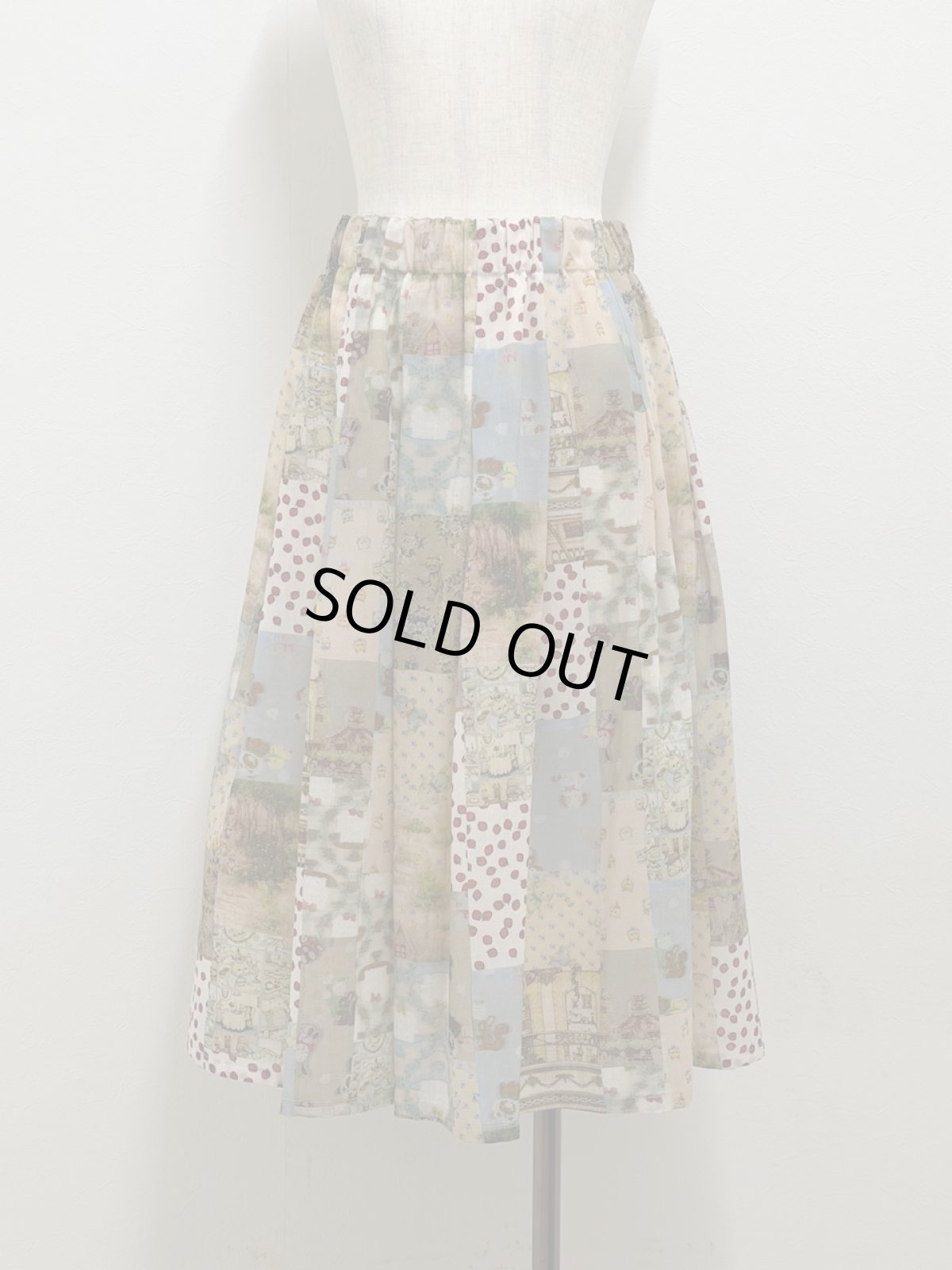 画像11: 【12月中旬〜12月下旬】テキスタイル丈長スカート（M）6160090 (11)