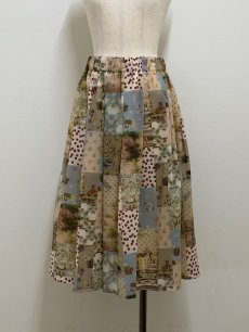 画像11: 【12月中旬〜12月下旬】テキスタイル丈長スカート(M)6160090 (11)