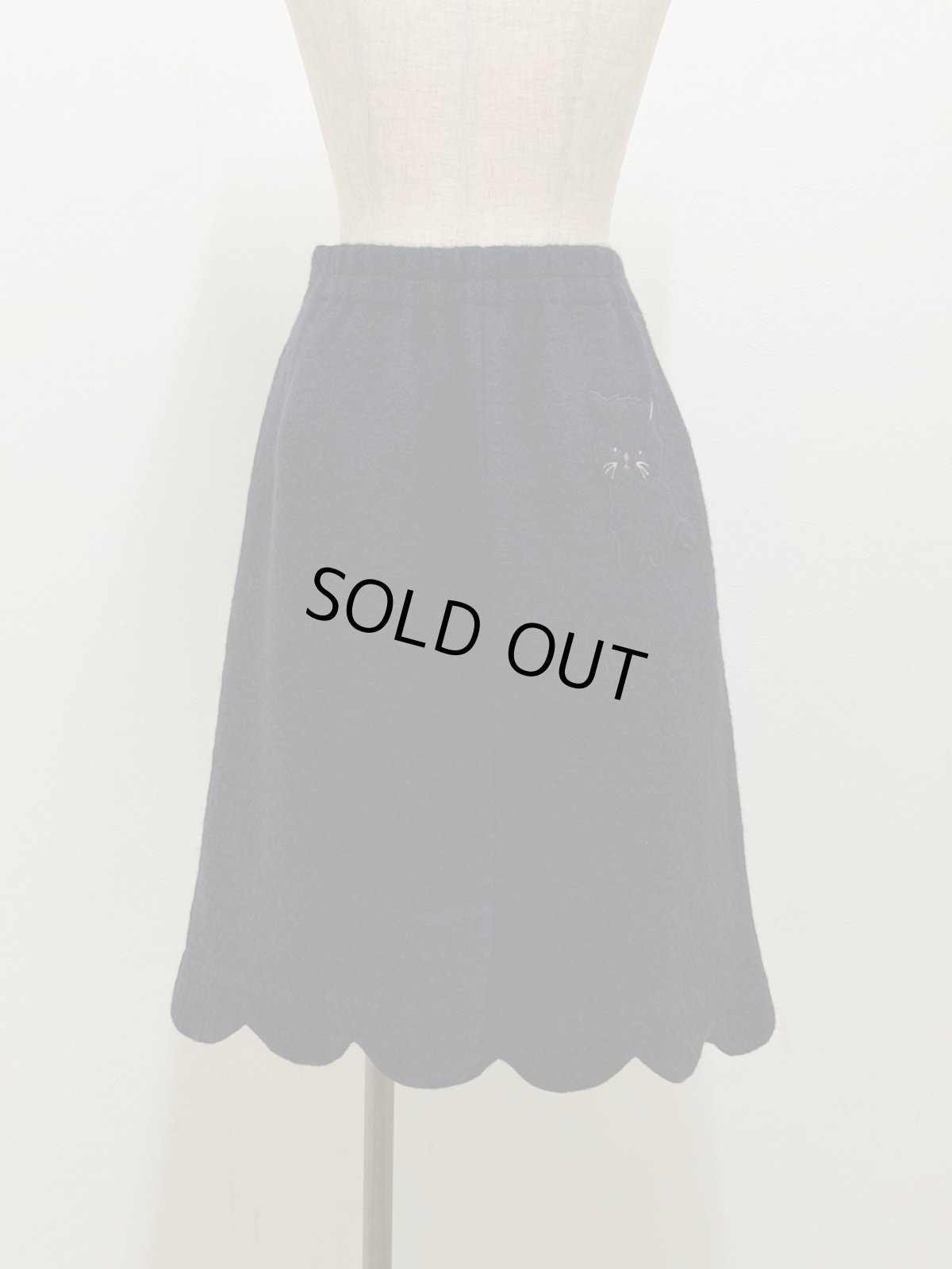 画像3: 【12月下旬〜1月中旬】こねこポケットスカート（3L）6660140 (3)