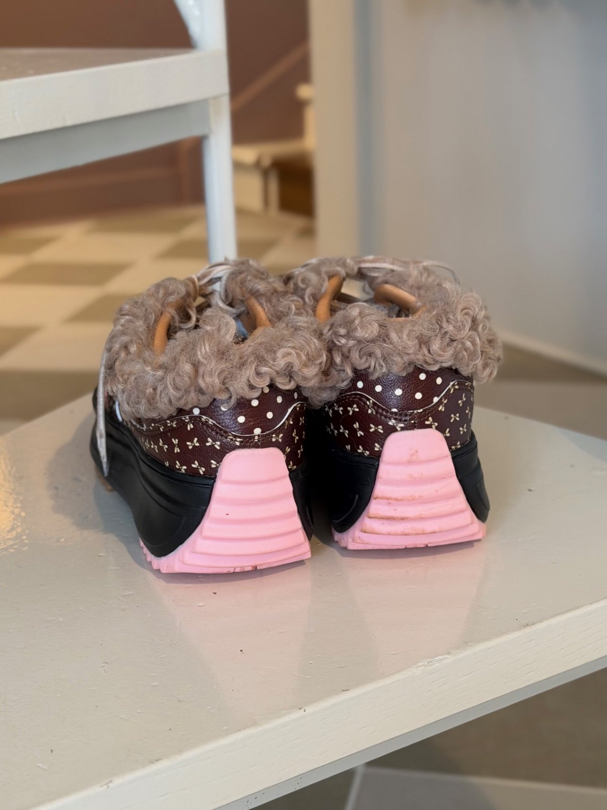 画像3: 【1月下旬〜2月上旬】Teddy mixスニーカー 6100030 (3)