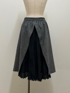 画像1: 【1月中旬〜1月下旬】クレープスカート(3L)6660120 (1)