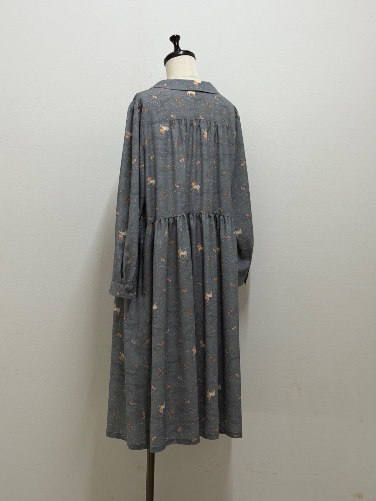 画像5: 【1月中旬〜1月下旬】テキスタイルシックワンピース(デシン)（3L） 6610020 (5)