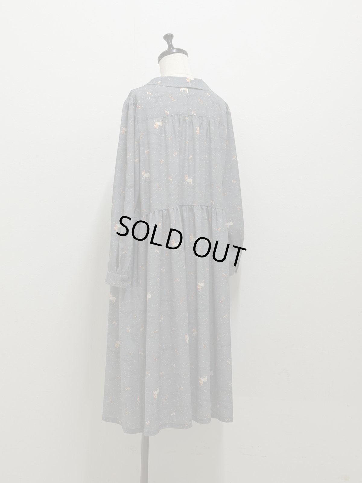 画像5: 【1月中旬〜1月下旬】テキスタイルシックワンピース(デシン)（3L） 6610020 (5)