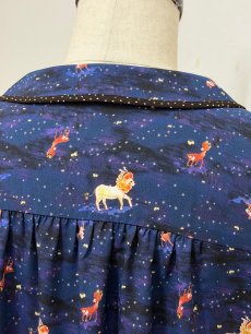 画像12: 【1月中旬〜1月下旬】テキスタイルシックワンピース(デシン)（3L） 6610020 (12)