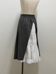 画像4: 【1月中旬〜1月下旬】クレープスカート(3L)6660120 (4)
