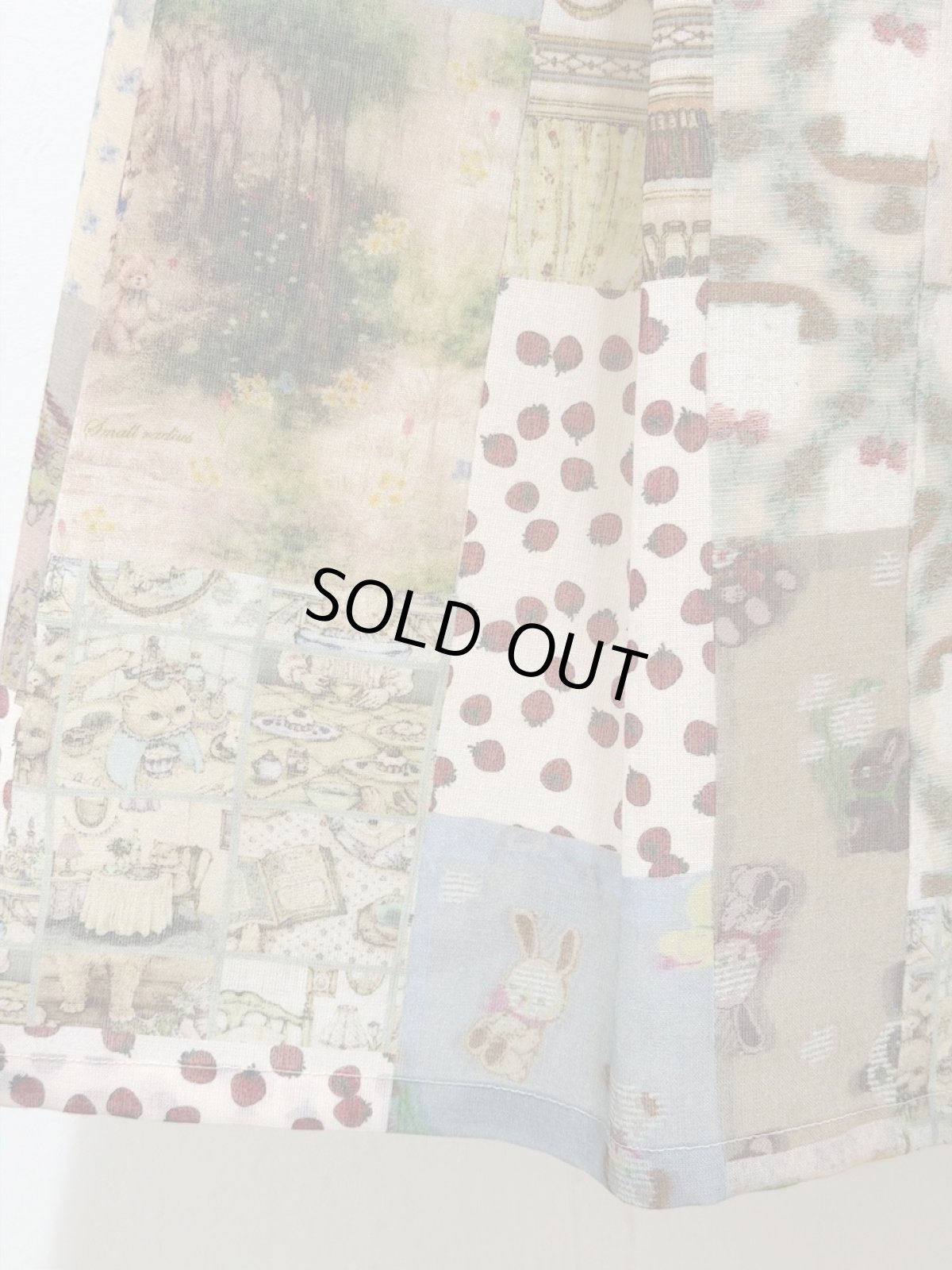 画像12: 【12月中旬〜12月下旬】テキスタイル丈長スカート（M）6160090 (12)