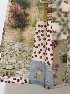 画像12: 【12月中旬〜12月下旬】テキスタイル丈長スカート(M)6160090 (12)